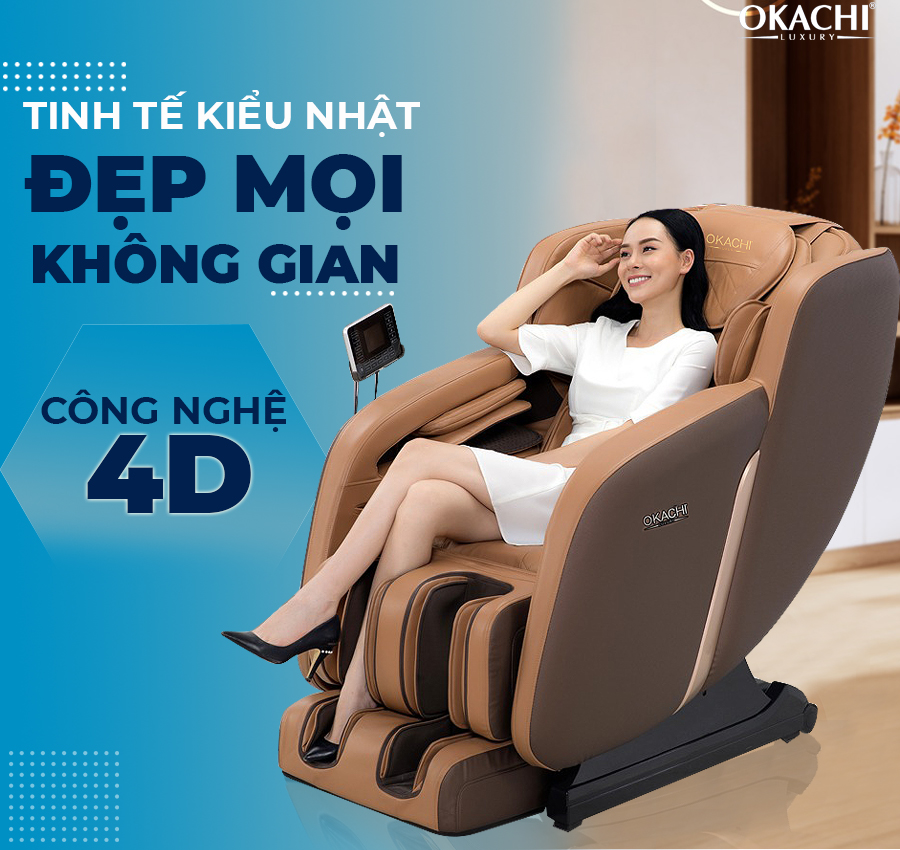 Ghế massage toàn thân OKACHI Luxury JP-I79