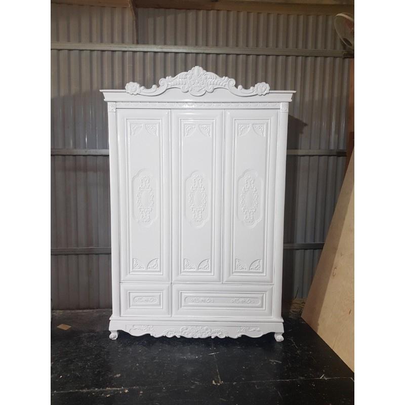 tủ tân cổ điển gỗ tự nhiên 100%