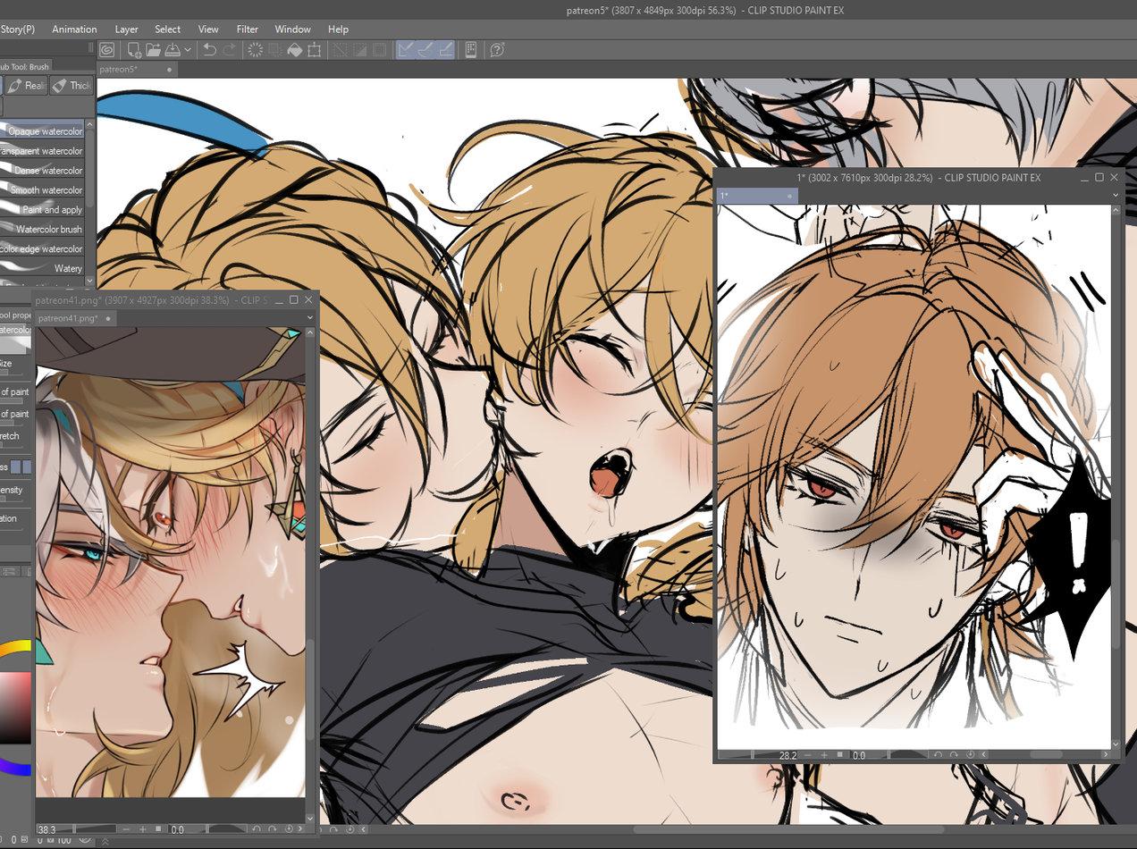 màu mè hoa lá hẹ | cg art kèm thoại chapter 63 13