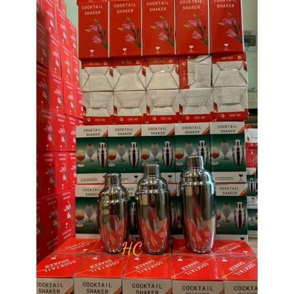 Bình lắc rượu bằng Inox 304 Cao cấp 350ml 500ml 700ml