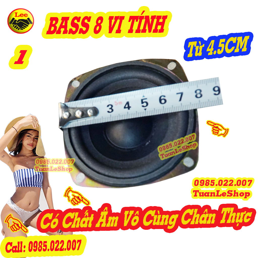 LOA BASS 8CM –  CỦ LOA BASS RỜI