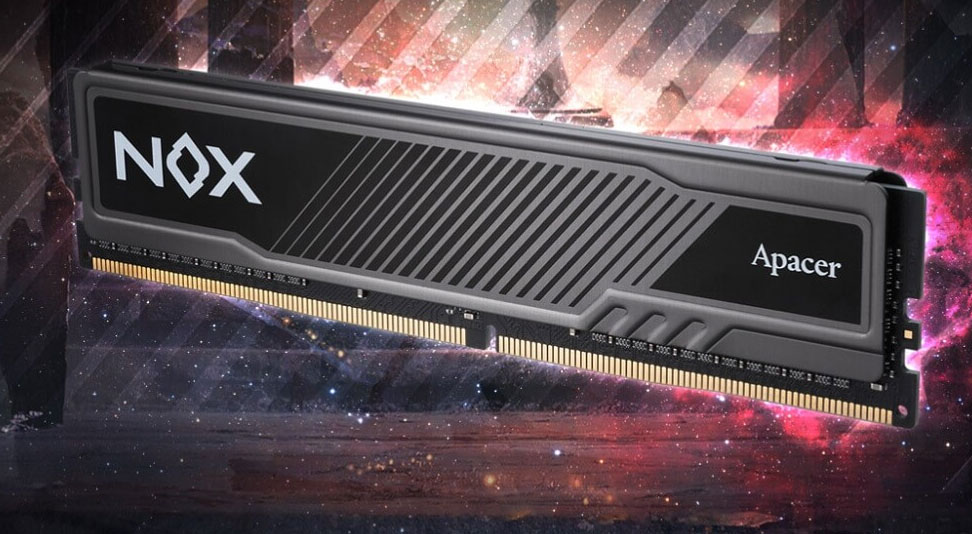 Ram máy tính Apacer 8GB OC NOX DDR4 3200MHz Tản dày - Hàng chính hãng NetWork Hub phân phối