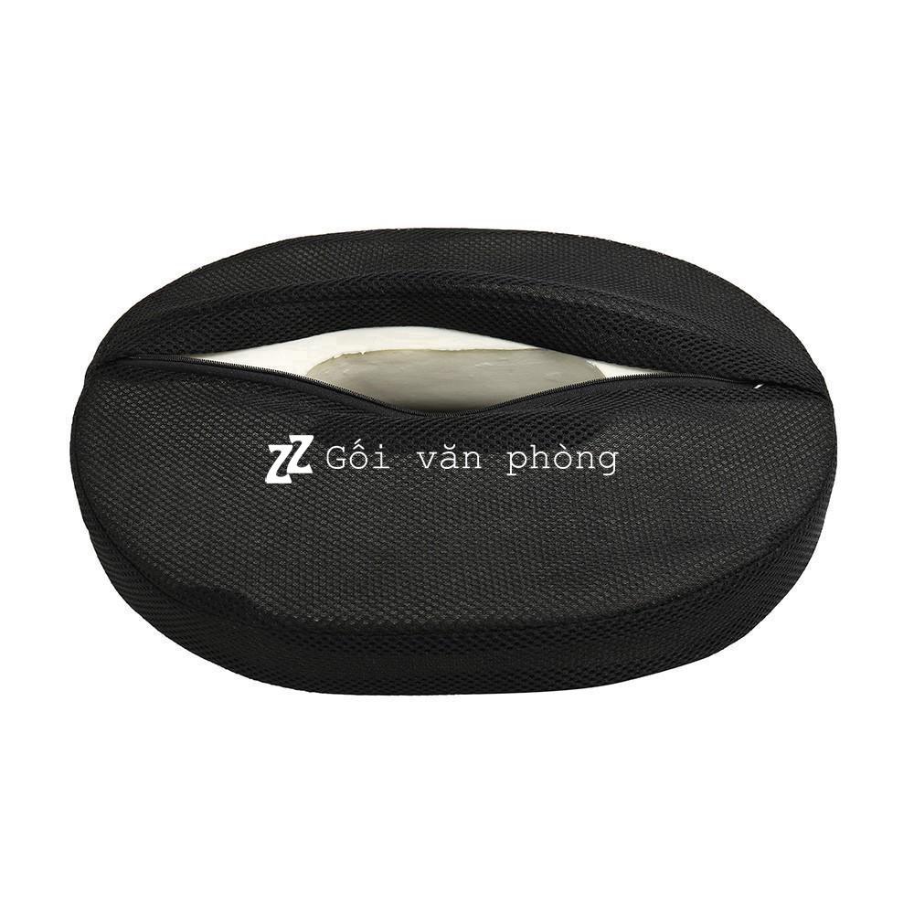 Đệm Ngồi Cao Su Non Chuyên Dụng Cho Người Bệnh Trĩ ZURI PILLOW - LM500, Gối Lót Ghế Cho Người Đau Xương Cụt
