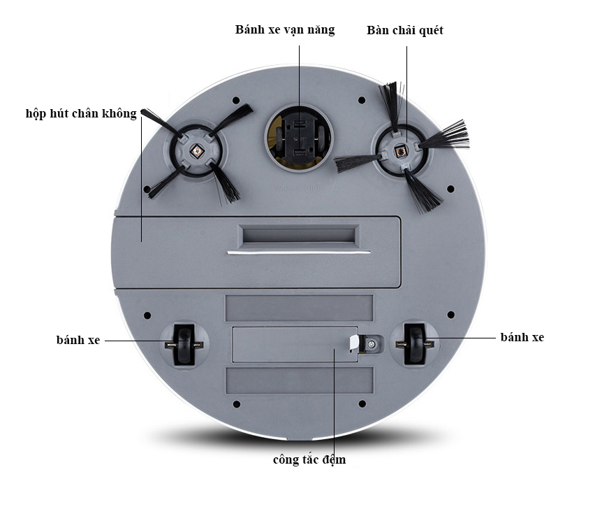 Robot Hút Bụi Thông Minh Hatoza - HR03 - Hàng chính hãng