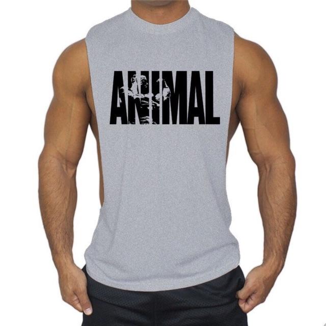 Áo thun ba lỗ tanktop animal chuẩn gym