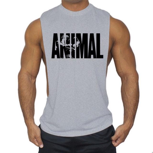 Áo thun ba lỗ tanktop animal chuẩn gym