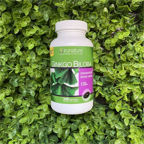 Viên uống bổ não Trunature Ginkgo Biloba 340 Viên - Mẫu 2020