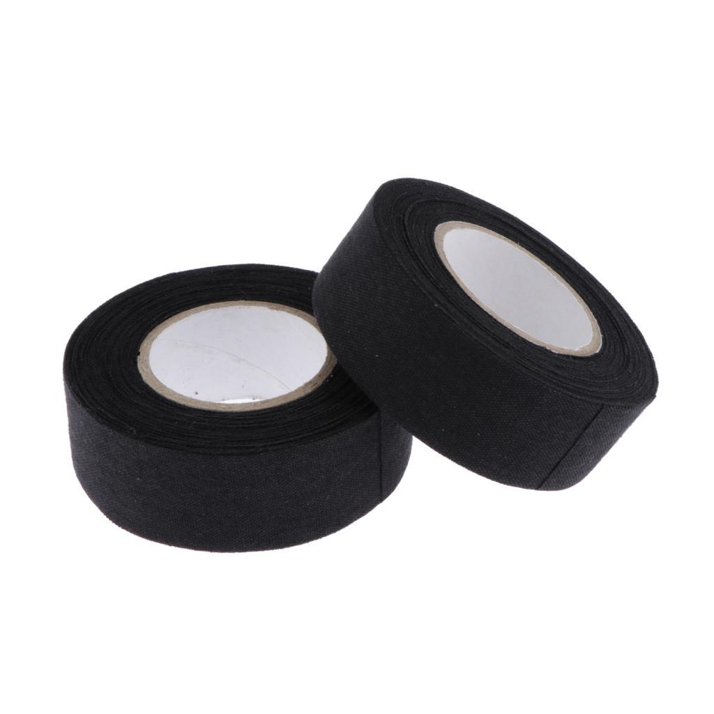 2x2Rolls Wearproof Skid Resistance Sports Ice Hockey Stick Tape Black
