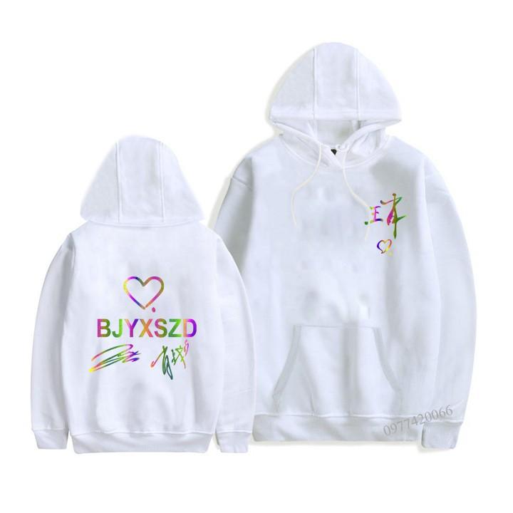 áo BJYXSZD, áo hoodie Vương Nhất Bác, Tiêu Chiến - phản quang 7 màu