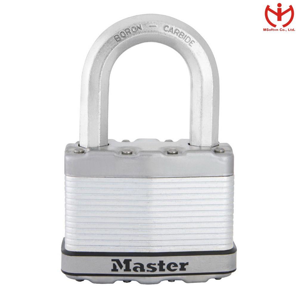 Khóa Master Lock M15X DLFHC Thân Thép Lá Rộng 64mm 2 Chìa răng Cưa