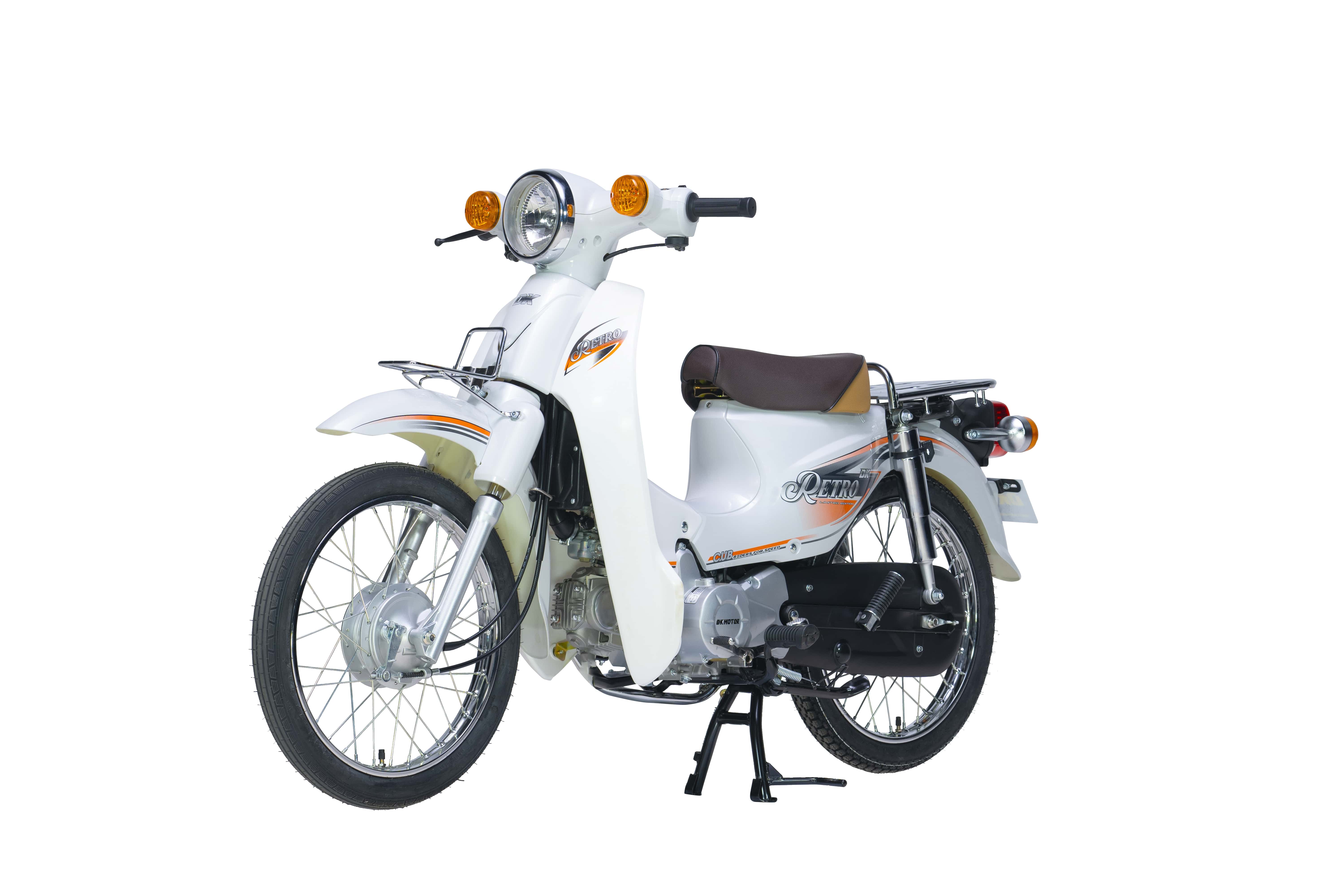 Xe Máy 50cc DK Retro - Màu Trắng