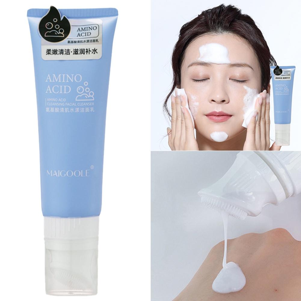 Amino acid facial cleanser acne moisturizing and hydrating shrink pores control oil remove mites and remove blackheads HB