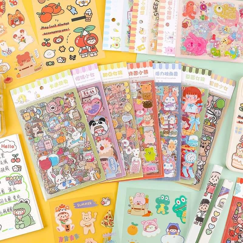 Sticker TRONG 6 tấm mẫu ngẫu nhiên