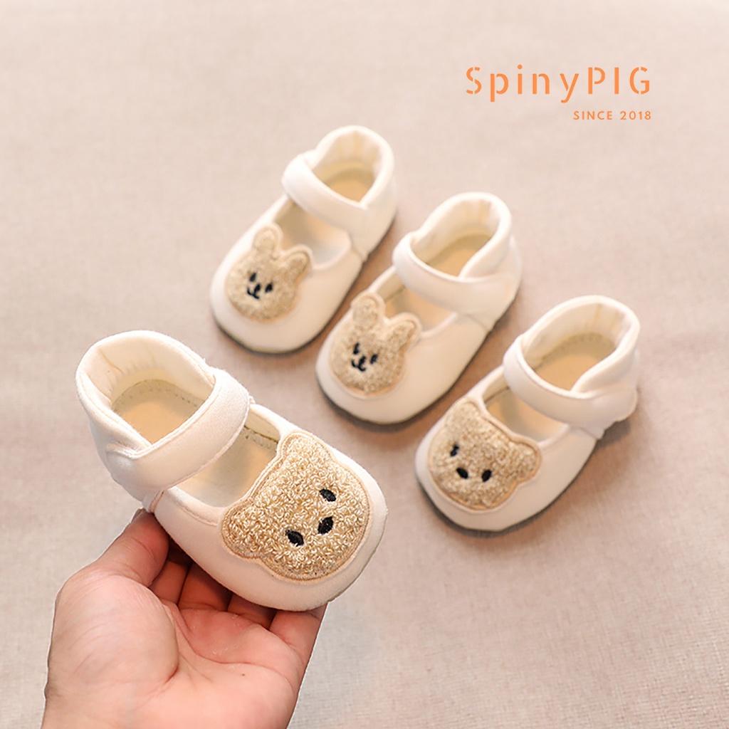 Giày tập đi cho bé 0-18 tháng tuổi 100% cotton hữu cơ tự nhiên không chất tẩy nhuộm chống trơn trượt hàng siêu xinh ơi