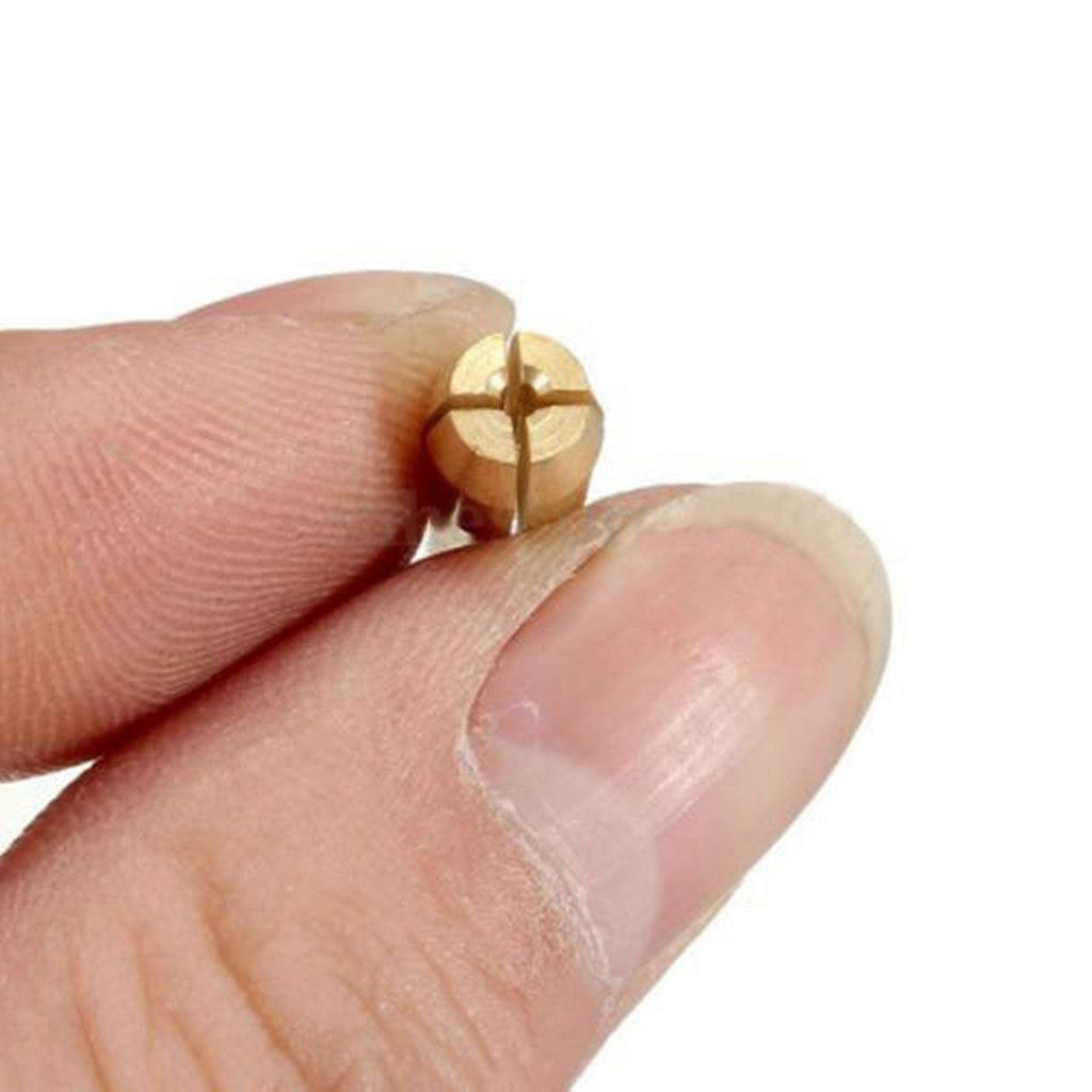 10pcs 0.5-3.2mm Micro Drill Chuck Collet Brass Shank for Rotary