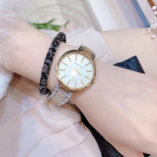 Đồng Hồ Nữ Anne Klein AK/2787SVTT dây demi (Size 34mm)