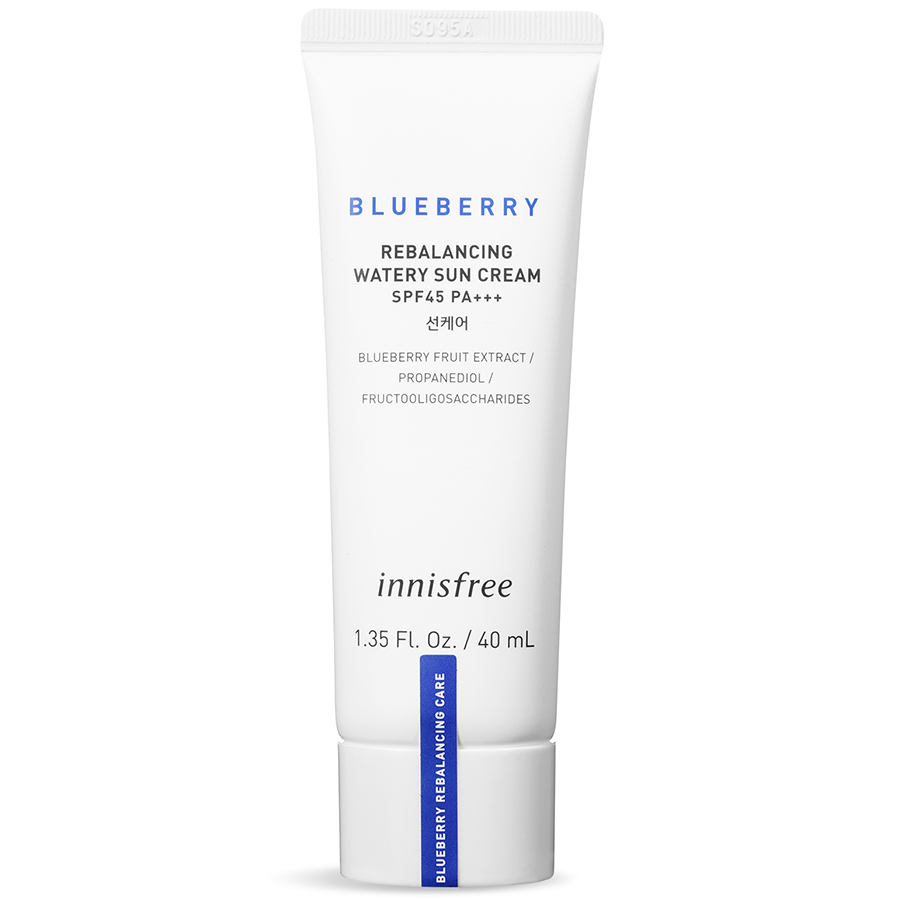 Kem Chống Nắng Vật Lý Innisfree Blueberry Rebalancing Watery Sun Cream SPF45 PA+++ 40ml - 131171586