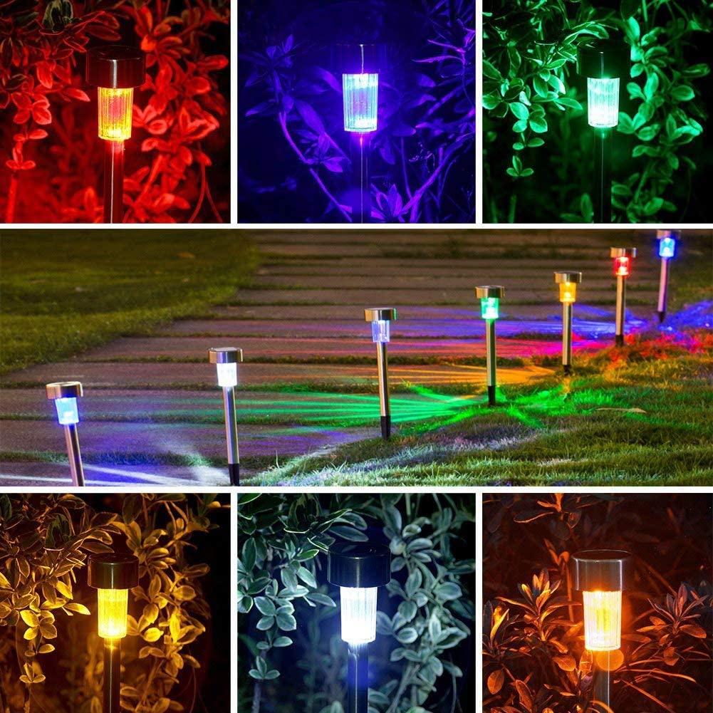Đèn LED Năng Lượng Mặt Trời Chống Thấm Nước Gắn Lối Đi Sân Vườn