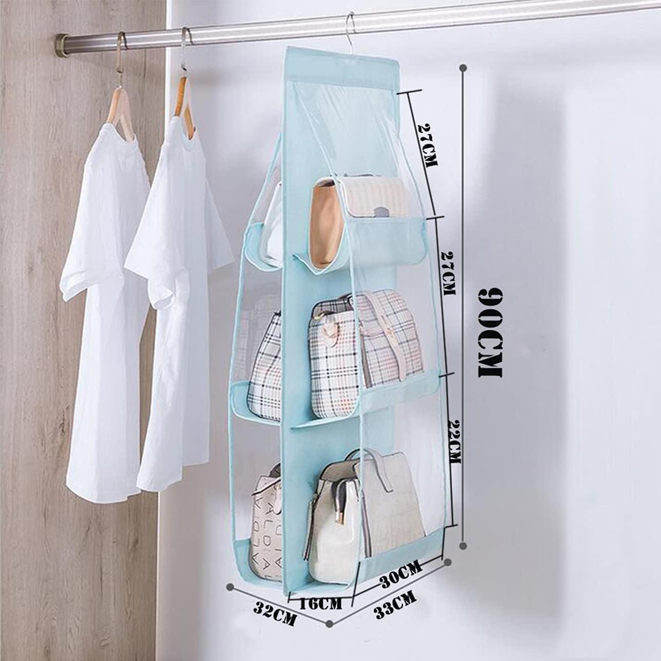 2 Chiếc Tủ Quần Áo Túi Sắp Xếp Tủ Quần Áo Vải Oxford Treo Túi Bảo Quản Có Thể Gập Lại Tủ Quần Áo Người Tổ Chức Cho Túi