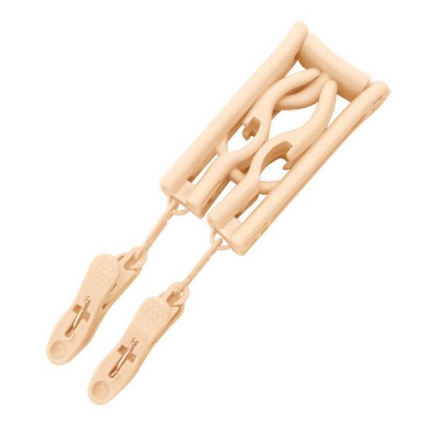 2 Pack Travel Hangers Folding Hangers with 4 Clips Portable Clothes Hangers, Non-Slip, Lightweight for Home and Travel