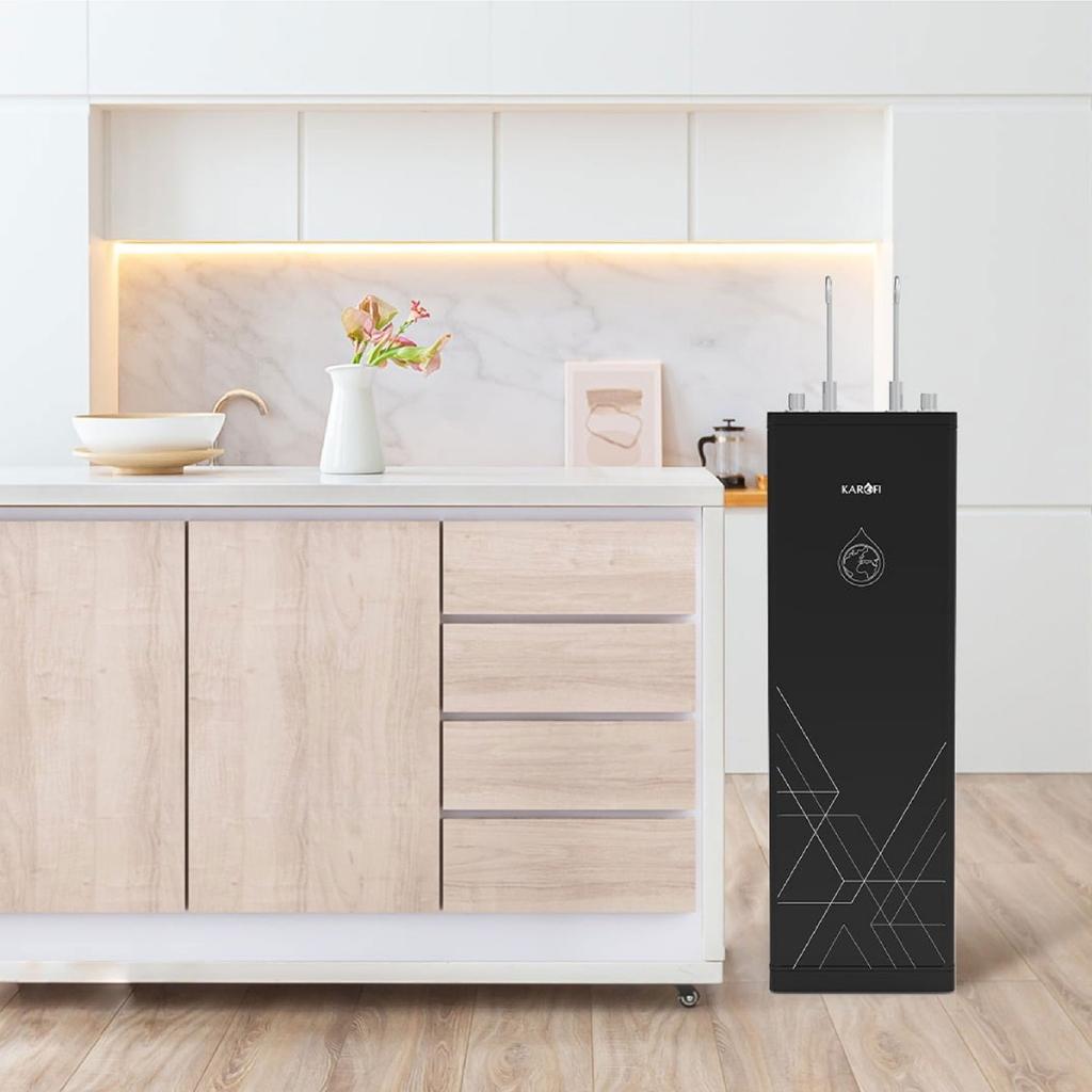 [TẶNG BỘ LÕI] Máy lọc nước NÓNG NGUỘI 10 lõi Smax Karofi KAH-D10 - RO Mỹ - Miễn phí giao lắp - Hàng Chính Hãng