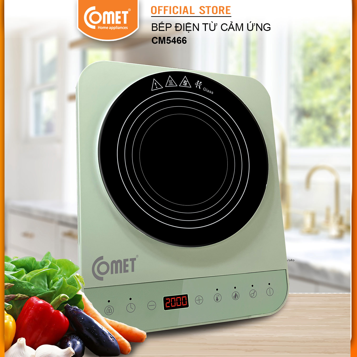 Bếp điện từ cảm ứng Comet - CM5466 - Hàng Chính Hãng