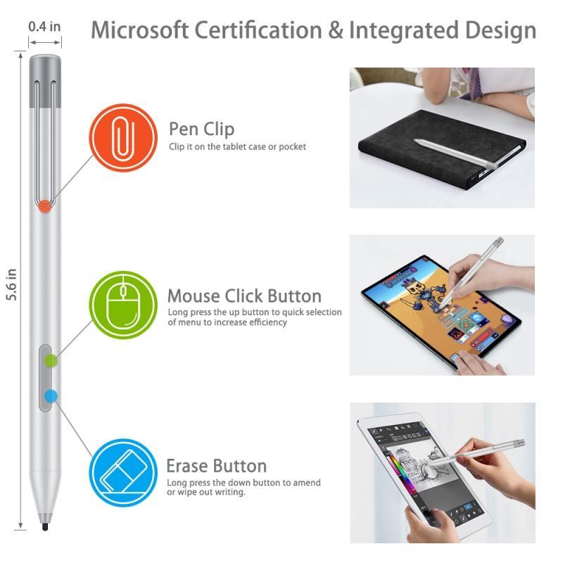 Bút cảm ứng HDOORLINK cho Laptop HP Envy X360 ASUS Microsoft Surface Pro 3/4/5/6/7/X Surface Go Book 3