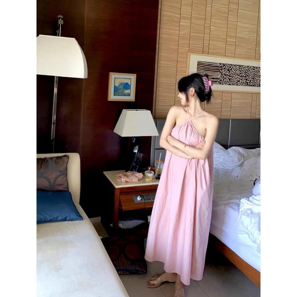 Đầm Suôn Yếm 3 Màu