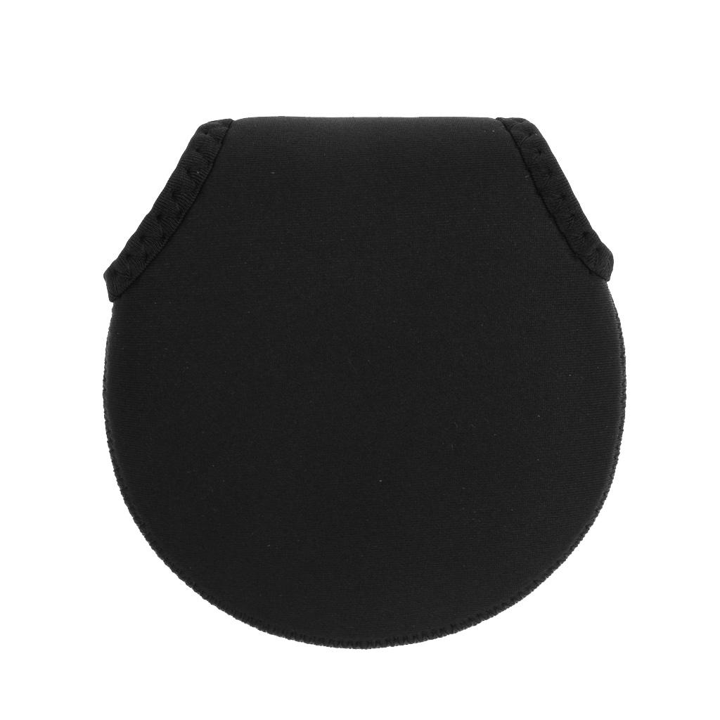 Spinning Wheel Reel Cover Baitcasting Fishing Reel Bag Protective Case Black