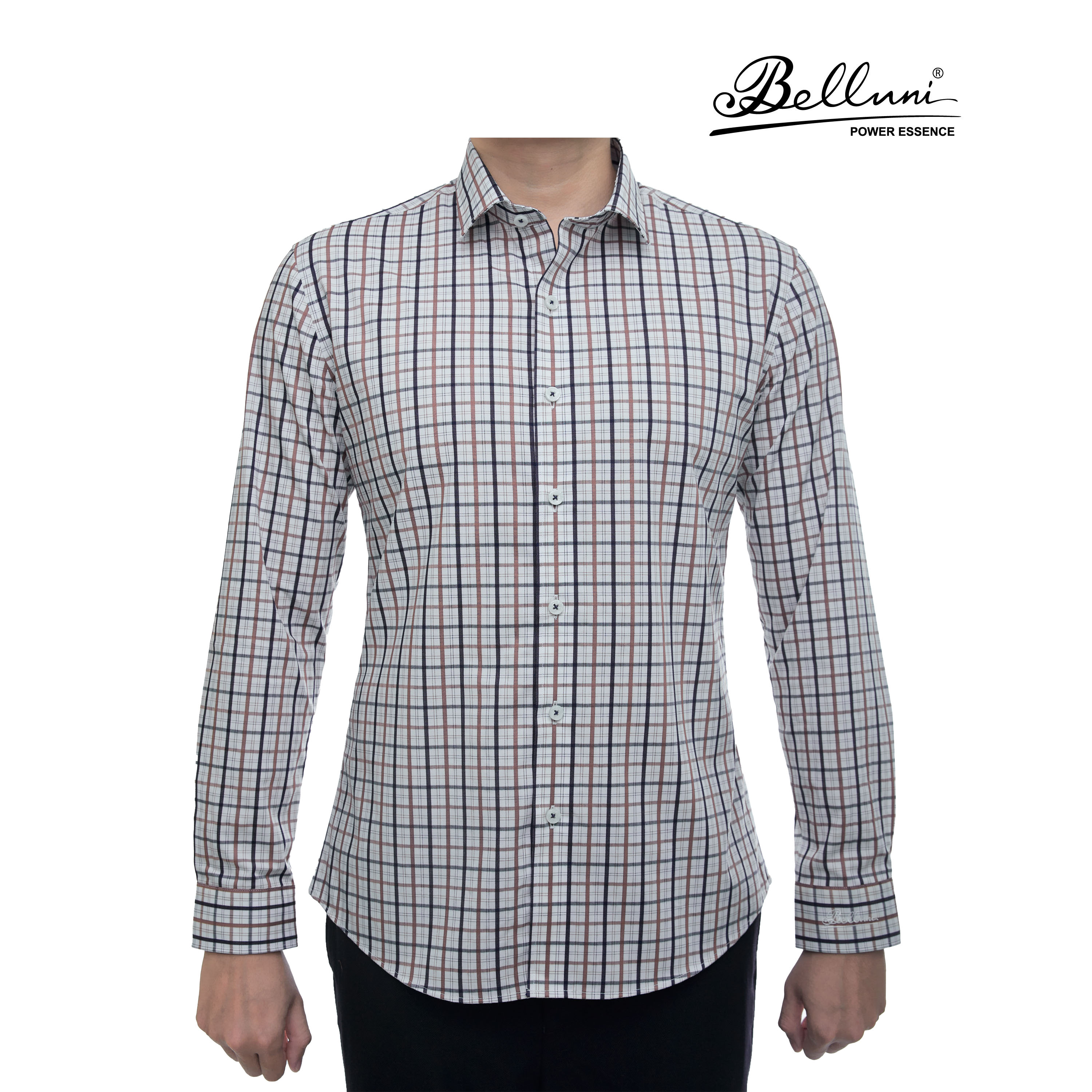 Áo sơ mi nam SlimFit tay dài cao cấp BELLUNI vải sợi tre thoải mái thanh lịch - ADS.BPS.BE.157.O2