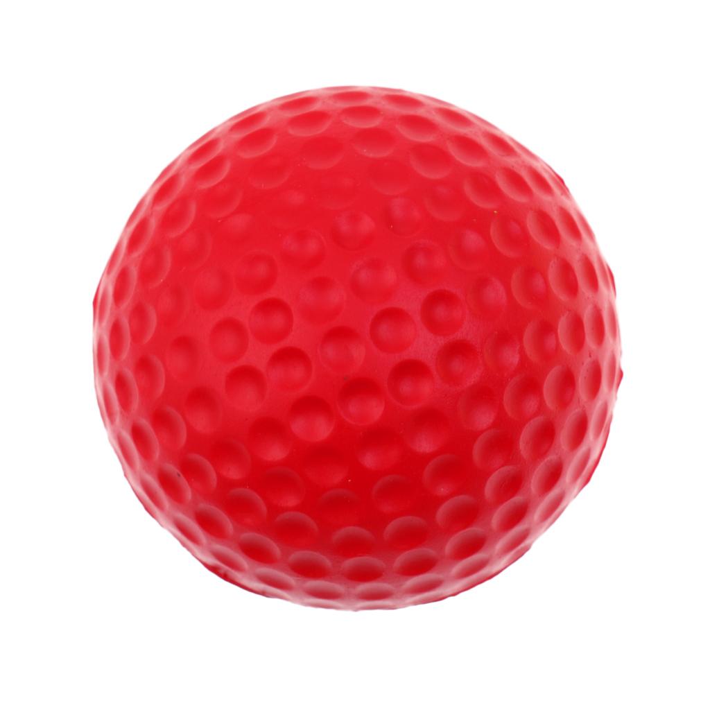 20pcs PU Foam Sponge Golf Training Balls Golf Practice Soft Balls Red/Pink