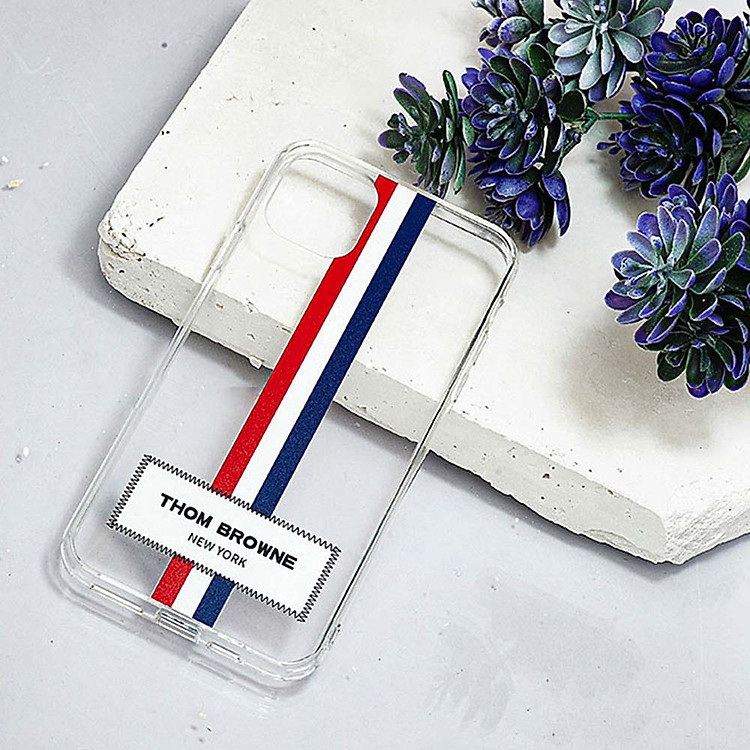 Ốp lưng trong suốt chống sốc cho iPhone 12 Pro Max hiệu Likgus Thom Browne (bảo vệ toàn diện, chất liệu cao cấp, thiết kế thời trang) - hàng nhập khẩu