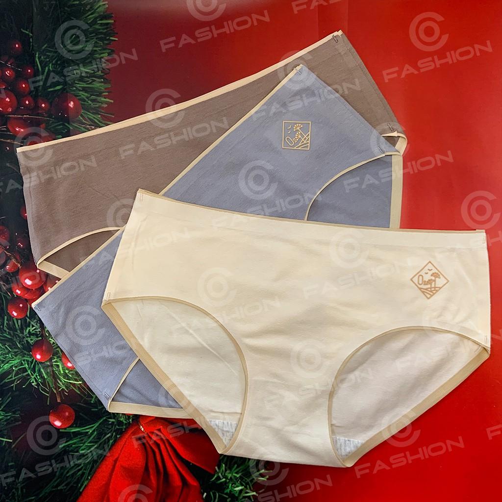 Quần Lót Nữ Q02 Mã O2 Cotton Y Tế Với Đáy Kháng Khuẩn Ép Không Đường May Mặc Thoải Mái Mặc Trong Váy Không Lằn - giao màu ngẩu nhiên