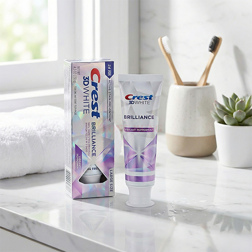Kem đánh răng Crest 3D White Brilliance (130g) - Hàng chính hãng