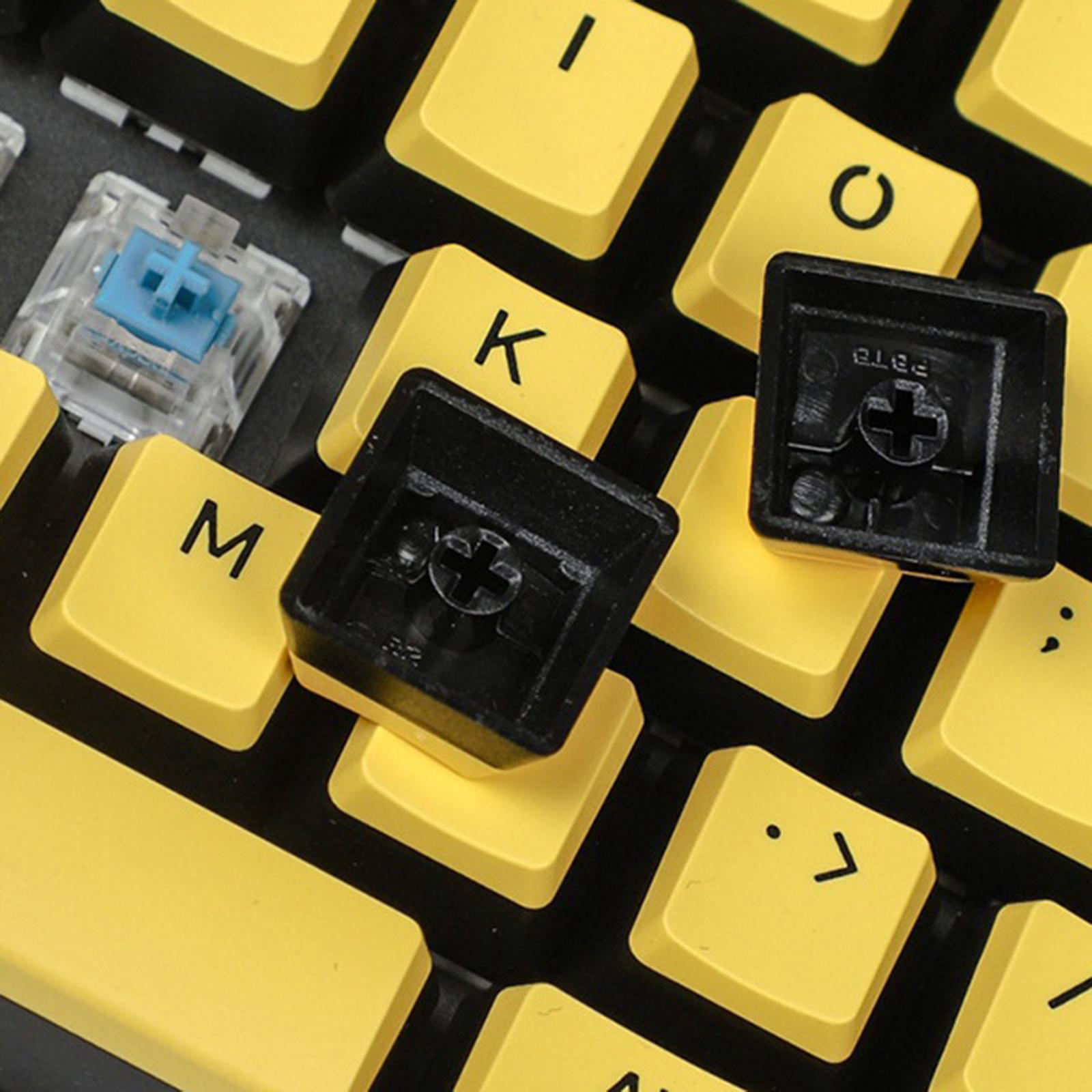 Pudding Keycap PBT Gaming Key Caps DIY for Cherry MX Keyboard White Black