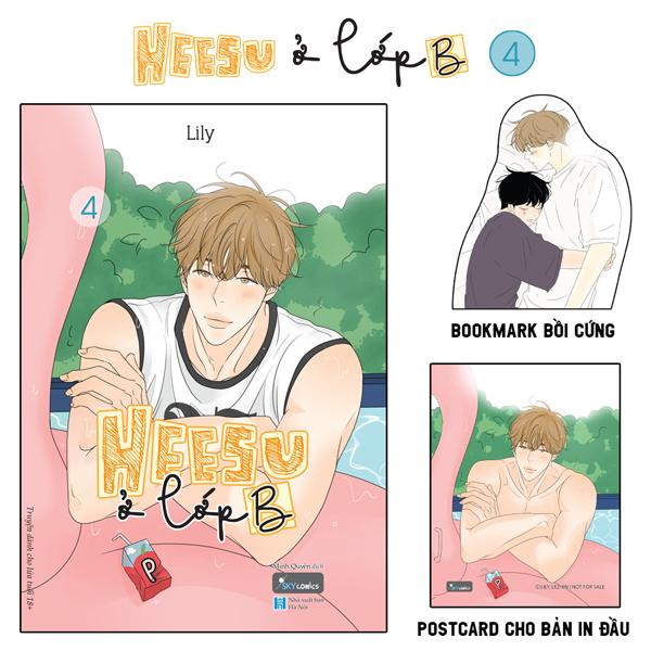 Heesu Ở Lớp B - Tập 4 - Tặng Kèm Bookmark Bế Hình Bồi Cứng + Postcard Bồi Cứng