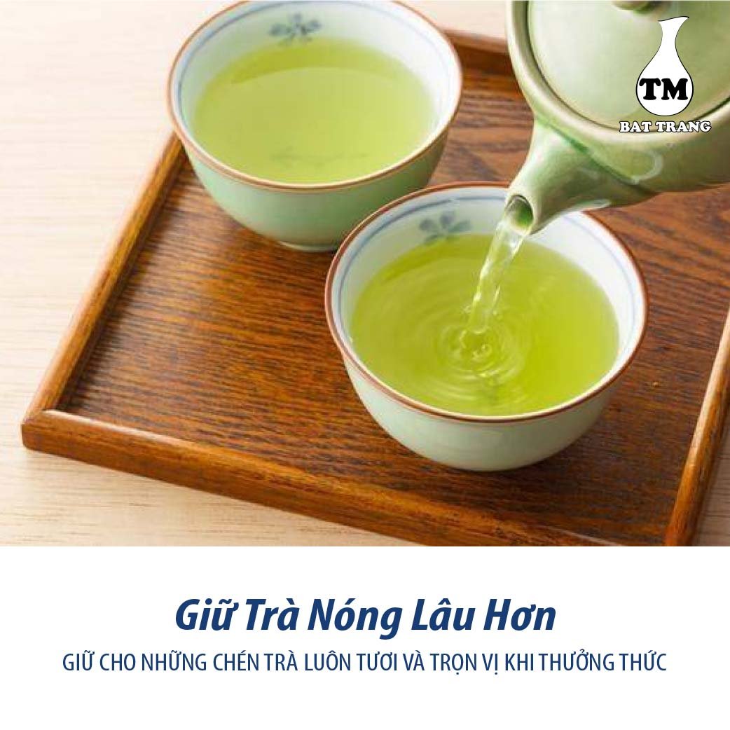 Combo Ấm Tích Và Ủ Mây Dung Tích 1,5L - Gốm sứ Bat Trang