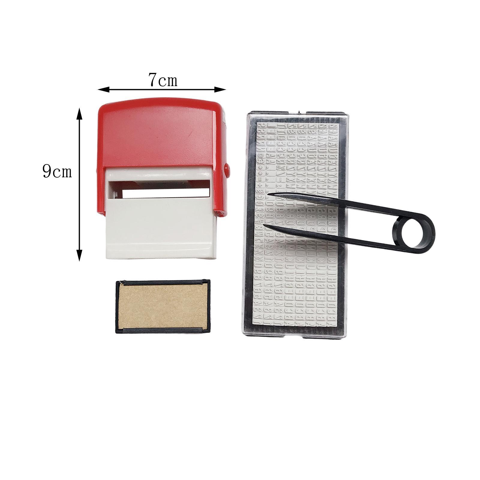 Compact Personalised  Stamp Set DIY Stamp Set for Hobby Teachers School