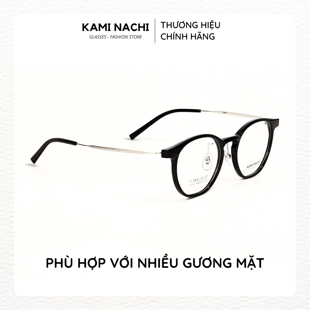 Gọng kính The Angel phiên bản Sari chất liệu Titanium mạ I-on mã 16107X KAMI NACHI