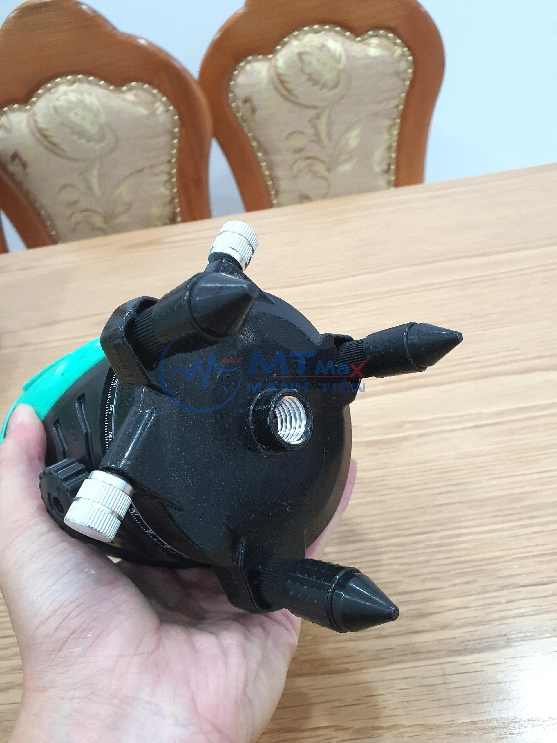 Máy Cân Bằng Laser Prado, Máy Bắn Tia Laser Đèn Siêu Sáng loại 5 tia tiện dụng dành cho thợ xây thợ mộc làm cửa