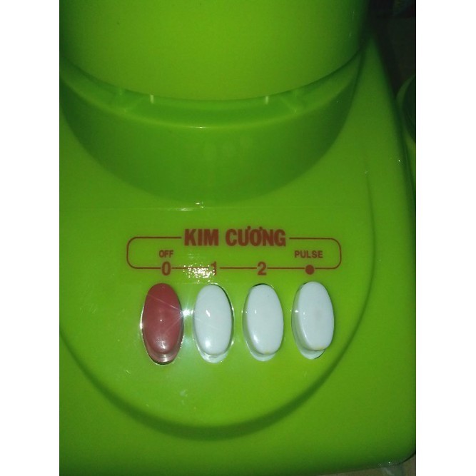 Máy xay sinh tố 2 cối nhựa Kim Cương KC-T02 - Hàng chính hãng