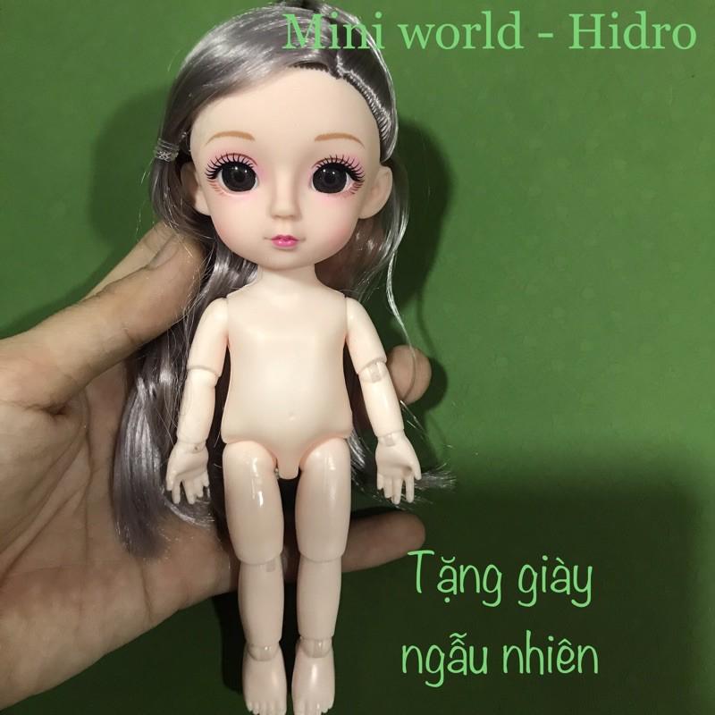 Búp bê Baboliy bjd 16cm Full khớp Ob11 dễ thương