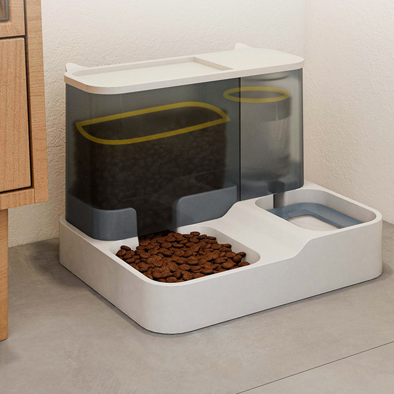 Máy cấp thức ăn, nước uống cho chó mèo Automatic Pet Feeder