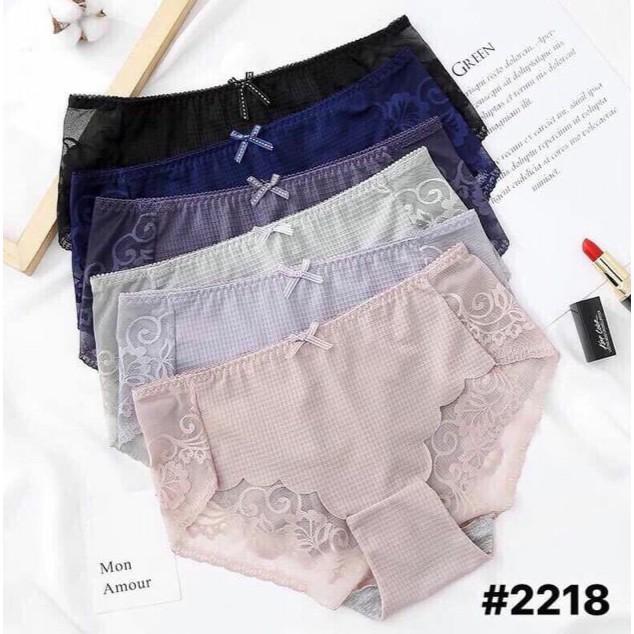 LỐ 10 QUẦN LÓT ĐÚC SU PHỐI REN SEXY CAO CẤP 2218