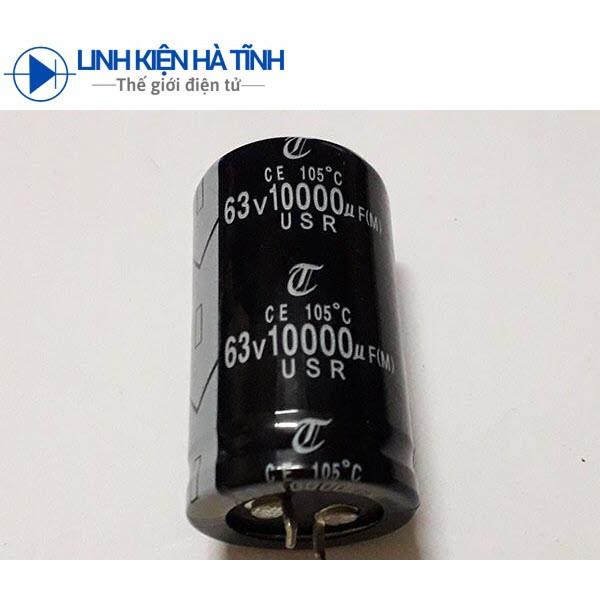 TỤ 10000UF63V 10000UF 63V CHẤT LƯỢNG 35X60MM