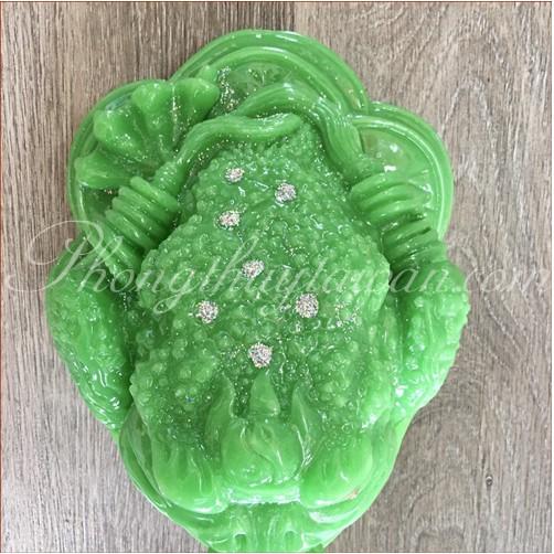 Thiềm Thừ Xanh Ngọc 18cm tặng