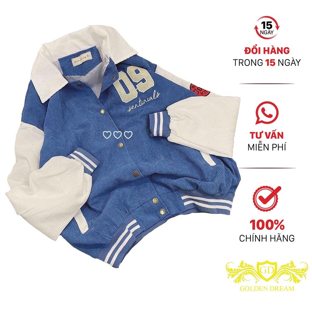 Áo khoác bomber Unisex chống nắng chất nhung tăm Thêu 09 ,form rộng 2 lớp đẹp cho nữ,nam