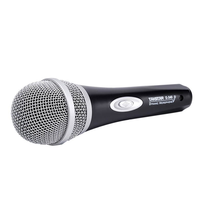 Micro Dynamic Hát Karaoke Gia Đình Takstar E-340, micro lọc tạp âm, hát trong, nhẹ, rõ tiếng - hàng chính hãng