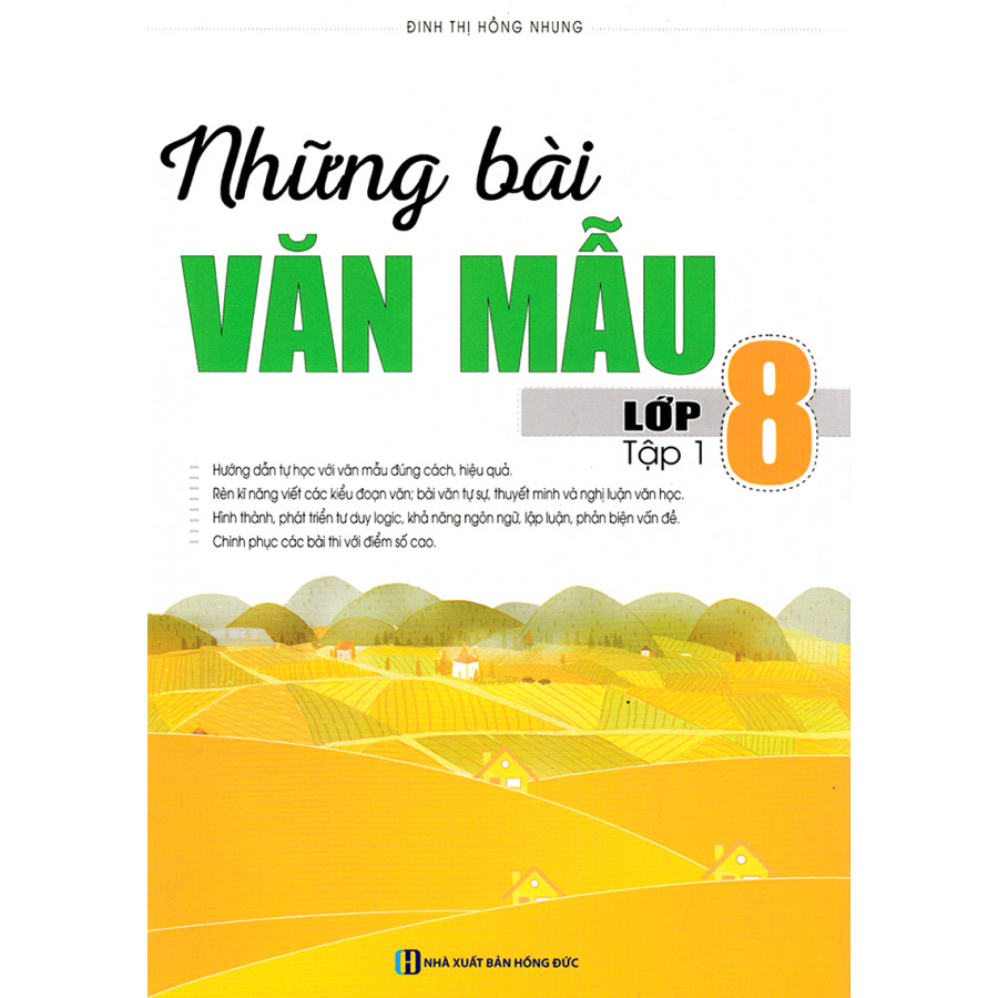 Những Bài Văn Mẫu Lớp 8 (Tập 1) tặng kèm bookmark