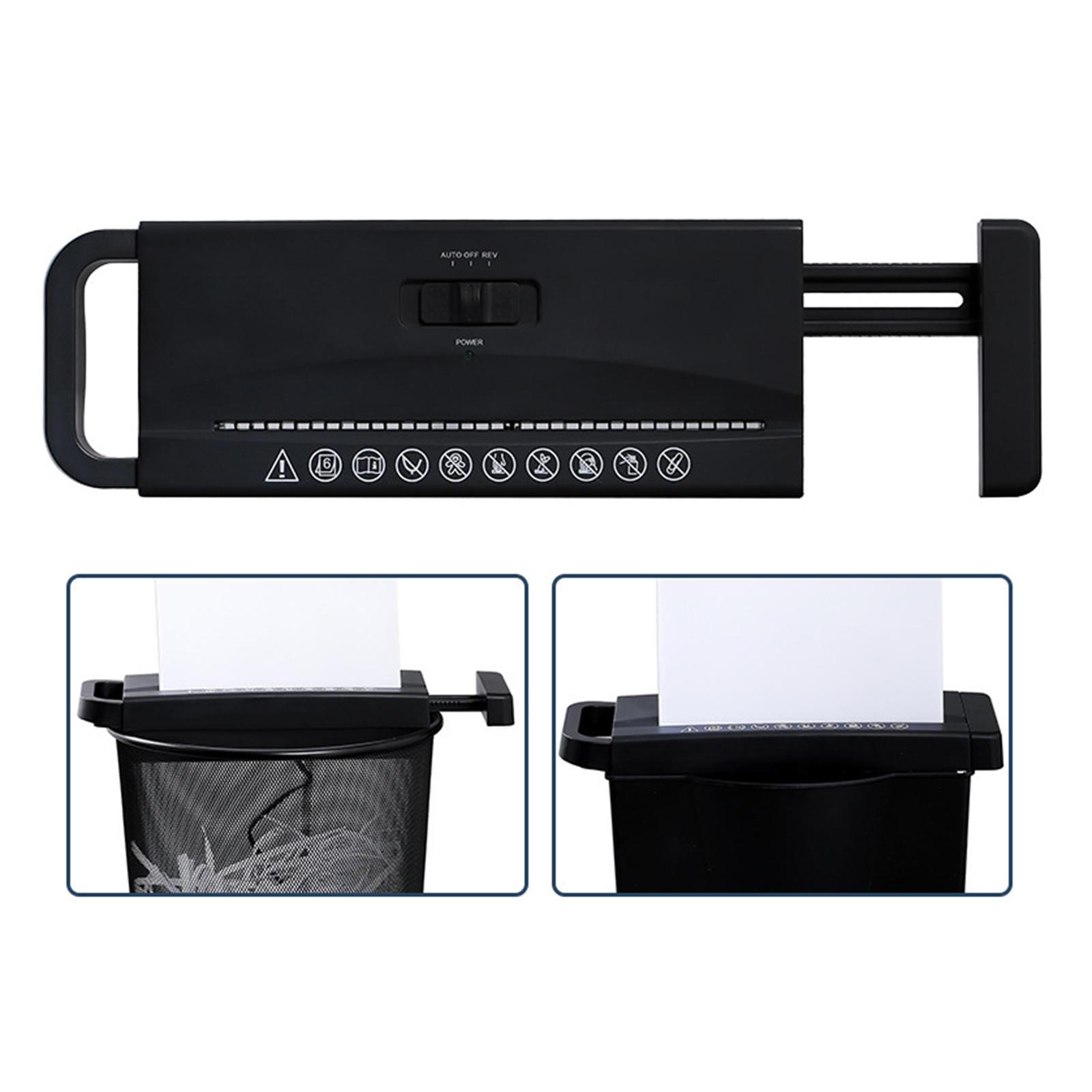 6-Sheet Paper Shredder Paper Mini Silent A4 Office Shredder 7L Capacity